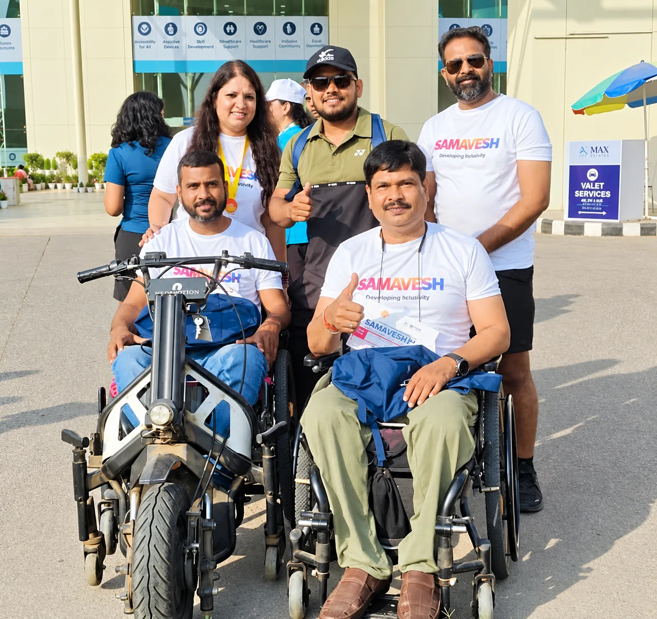Children with special needs participating in cultural event organized by Sukanya Foundation
